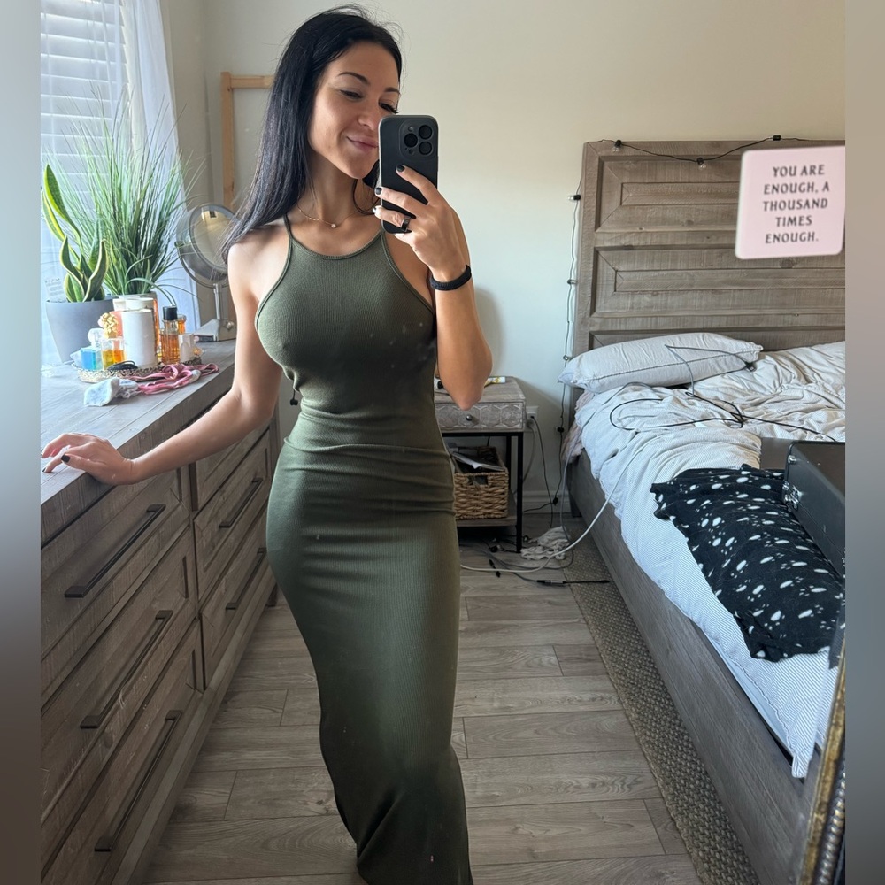 Revamped Green Dress XS